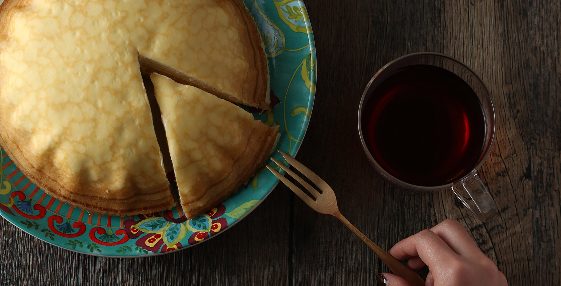 牧家のミルクレープ ふたつのクリーム